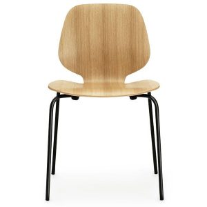 Normann Copenhagen My Chair stoel eiken zwart onderstel