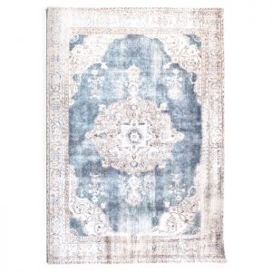 By-Boo vloerkleed 'Florence' 290 x 200cm, kleur Beige / blue