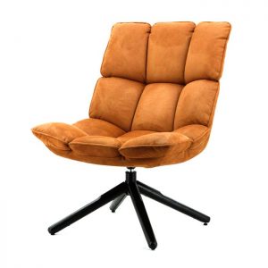 Eleonora Fauteuil 'Daan' kleur cognac