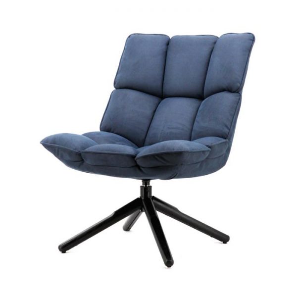 Eleonora Fauteuil 'Daan' kleur blauw