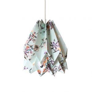 Orikomi Wildflower Papieren Hanglamp met koord - Origami- origami hanglamp papier