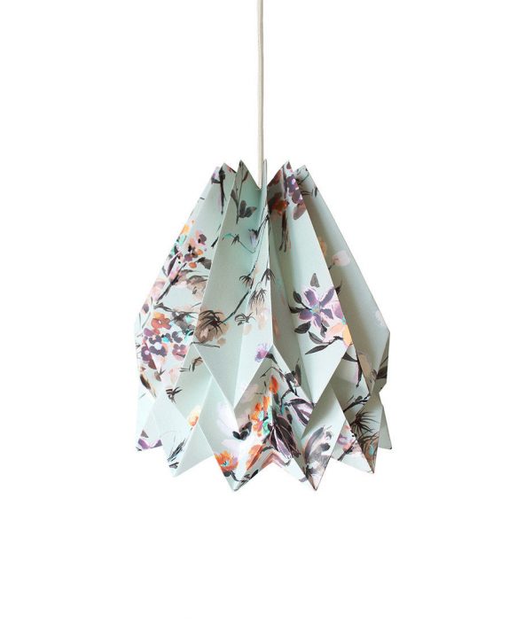 Orikomi Wildflower Papieren Hanglamp met koord - Origami- origami hanglamp papier