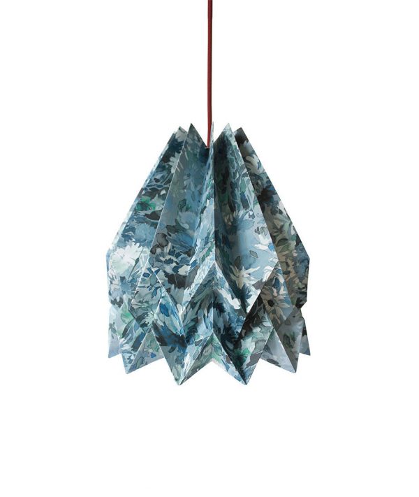 Orikomi Wildflower Origami Hanglamp met koord - Papier - origami hanglamp papier