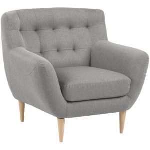 Fauteuil 'Frederik' kleur grijs