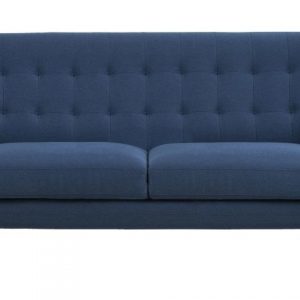 Bank 'Frederik' 2,5-zits, kleur donkerblauw