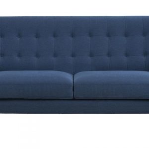 Bank 'Frederik' 2,5-zits, kleur donkerblauw