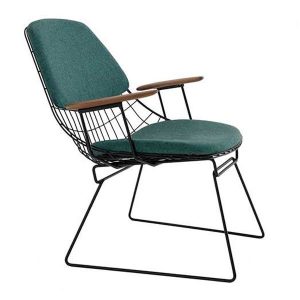 Pastoe FM06 fauteuil met rugkussen petrol