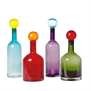 Pols Potten Bubbles & bottles glas 4 stuks