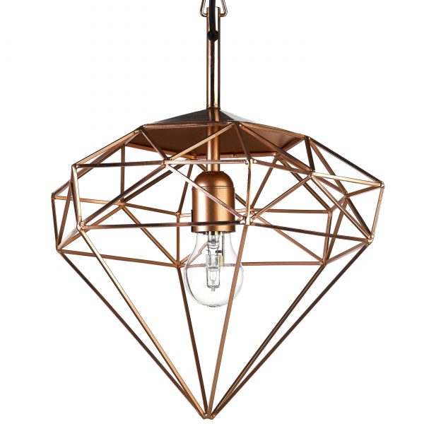 Pols Potten Diamond hanglamp small koper