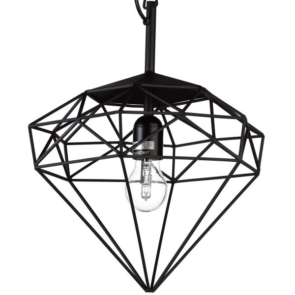 Pols Potten Diamond hanglamp small zwart