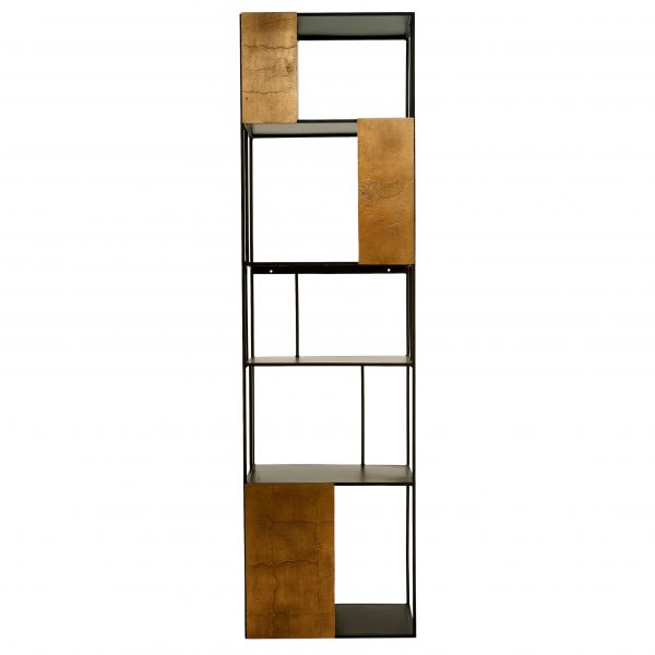 Pols Potten Shelf Unit Single Gold Doors stellingkast