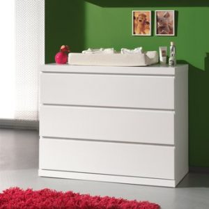 Commode Lisanne - 110 x 90,5 x 57 cm - Wit