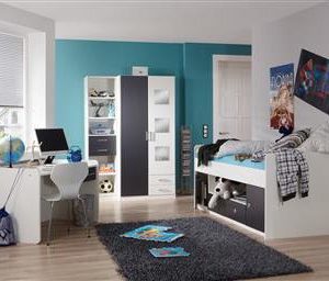 Complete ACTIE kinderkamer Rocky - 90 x 200 cm - Alpinewit