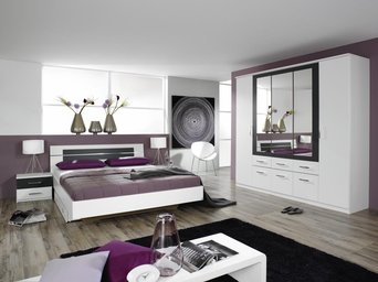 Complete ACTIE slaapkamer Baruno Deluxe - 160 x 200 cm - Alpine wit