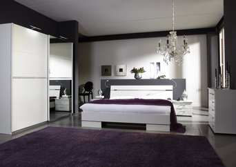 Complete ACTIE slaapkamer Pandra Plus - 160 x 200 cm - Alpine wit