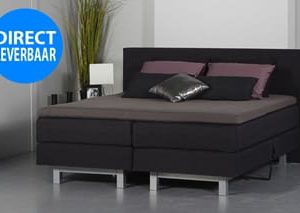 Elektrische boxspring Dream - 140 x 200 cm - Licht grijs