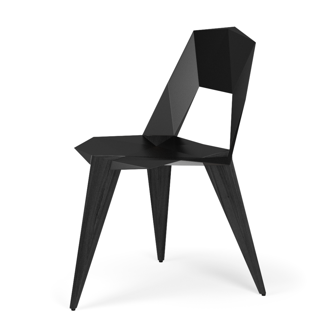 pythagoras-3-zwart_1.png Kubikoff Pythagoras 3 Chair - Design eetkamerstoel -