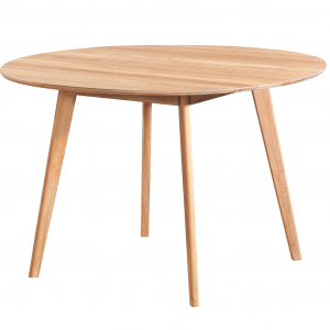 Nordiq Yumi diningtable 115 | eiken - tafel rond eiken - retro vintage design