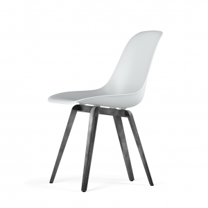 Kubikoff Slice stoel - V9 Side Chair Shell - Grijs onderstel -