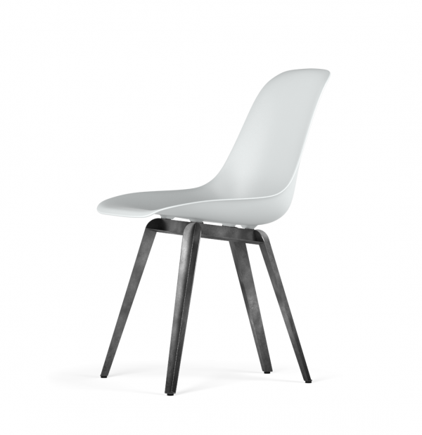 Kubikoff Slice stoel - V9 Side Chair Shell - Grijs onderstel -