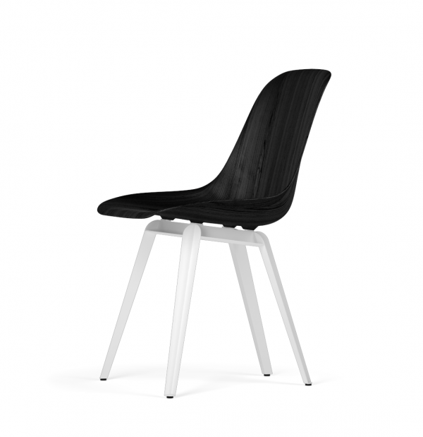 Kubikoff Slice stoel - W9 Side Chair Shell - Wit onderstel -