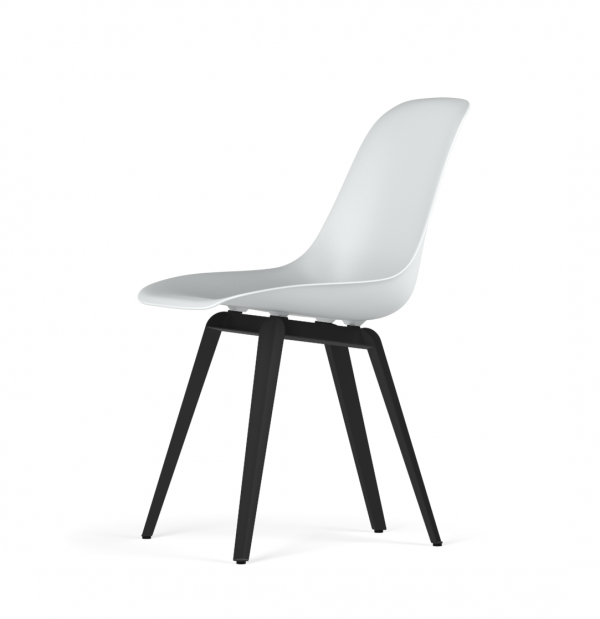 Kubikoff Slice stoel - V9 Side Chair Shell - Zwart onderstel -