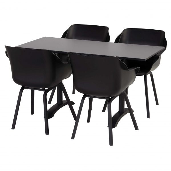 Hartman Sophie Bistro tuinset 140x68 tafel + 4 stoelen