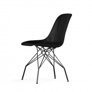 Kubikoff Triple stoel - W9 Side Chair Shell - Zwart onderstel -