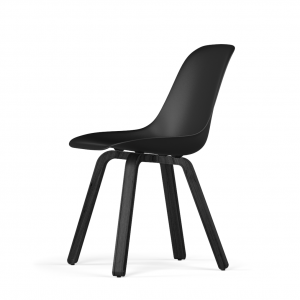 Kubikoff U base stoel - V9 Side Chair Shell - Zwart onderstel -