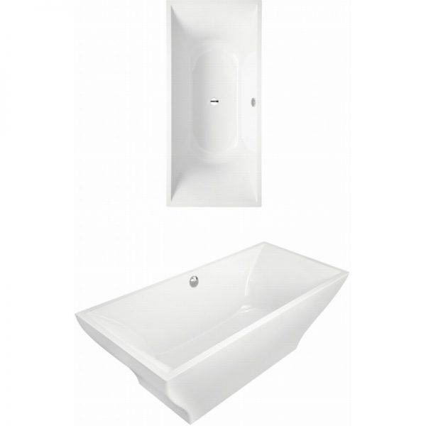 Villeroy & boch La belle bad vrijstaand 180 x 80 cm. wit