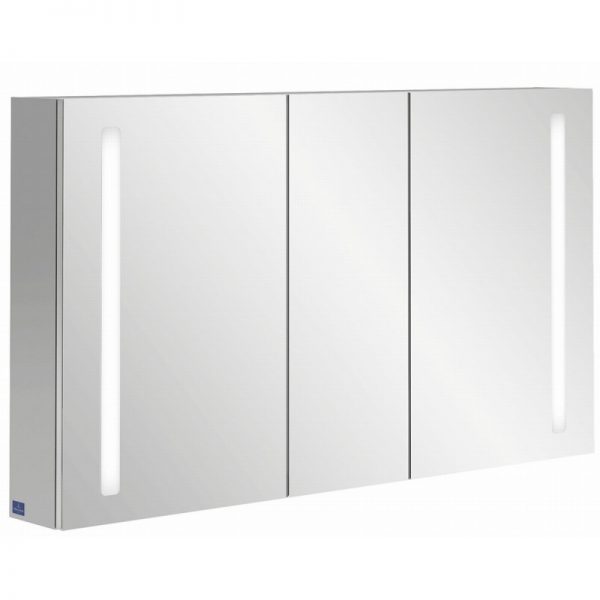 Villeroy & boch My view 14 spiegelkast 130cm.3x deur m/led m/vergrootspiegel