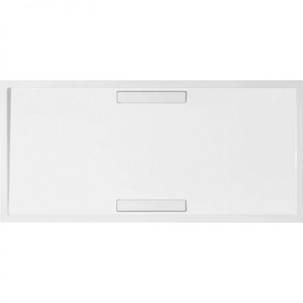 Villeroy & boch Squaro douchebak 180x90cm met afvoer & ondersteuning edelweiss