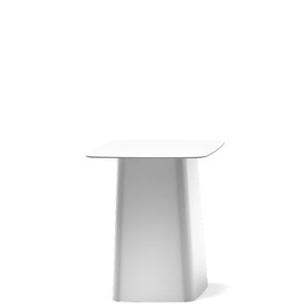 Vitra Metal Side Table tuintafel wit middel