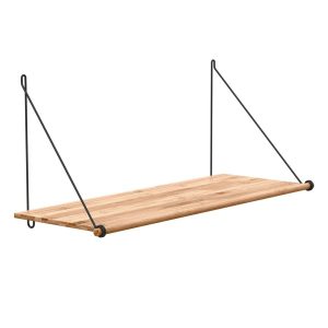 We Do Wood Loop Shelf - Bamboe plankensysteem - Zwart