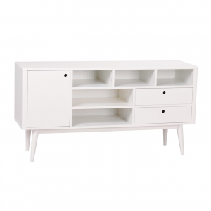 Nordiq Vienna sideboard - Scandinavisch dressoir - 150 cm - Wit - Modern