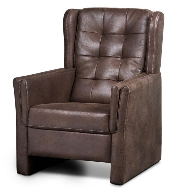 Oorfauteuil Carlos Lichtbruin