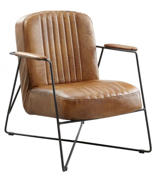 Fauteuil Dani Cognac