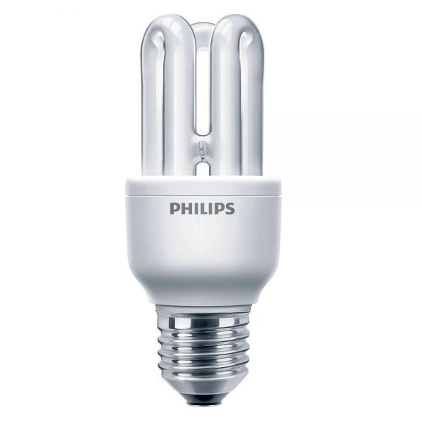 Philips Genie ESaver 8W 827 E27 | Zeer Warm Wit