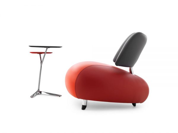 Leolux Fauteuil Pallone Paradise Red Cardinal