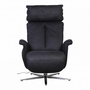 Relaxfauteuil Alfeld Zwart Medium