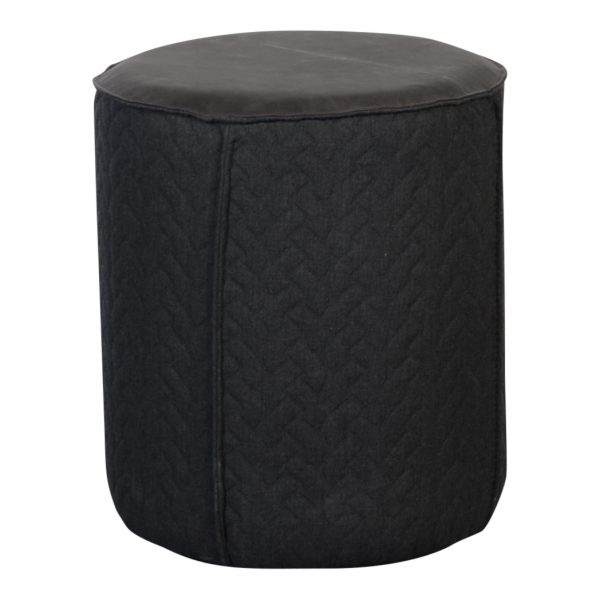 Hocker Porte Zwart H48 cm