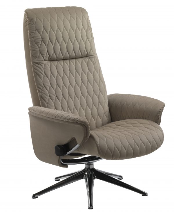 Flexlux Draaifauteuil Flix 261 Dark Silver Grey