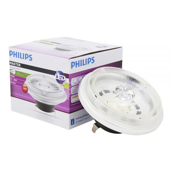 Philips LEDspot LV G53 AR111 12V 11W 930 24D (MASTER) | Warm Wit - Beste Kleurweergave - Dimbaar - Vervangt 50W