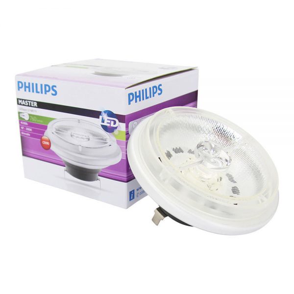 Philips LEDspot LV G53 AR111 12V 15W 930 40D (MASTER) | Warm Wit - Beste Kleurweergave - Dimbaar - Vervangt 75W