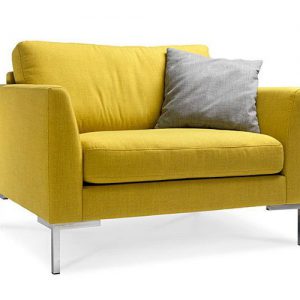 Feelings Loveseat City Lemon