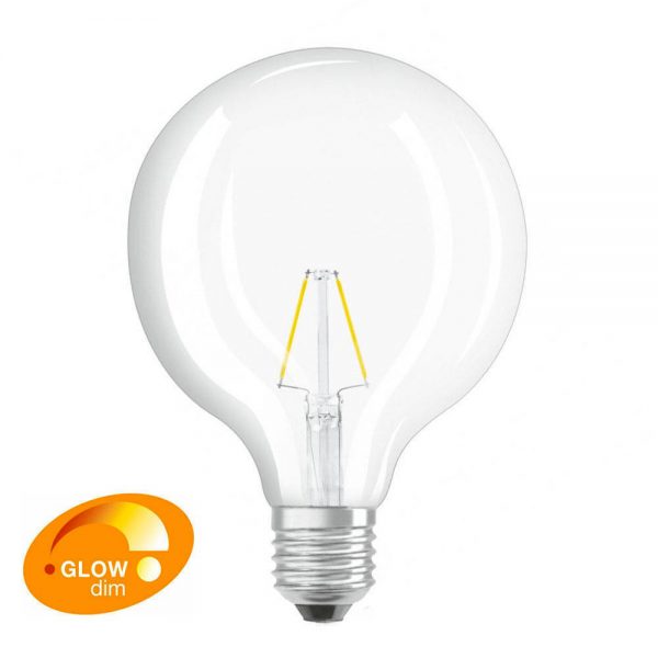 Osram Parathom Classic E27 Globe 7W 827 Filament | GlowDim Dimbaar - Vervangt 60W