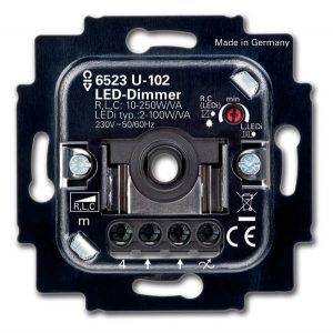 Busch-Jæger Draai LED Dimmer 2W - 100W 6512-0-0334 50/60Hz