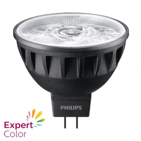 Philips LEDspot ExpertColor GU5.3 MR16 7.5W 927 36D (MASTER) | Zeer Warm Wit - Beste Kleurweergave - Dimbaar - Vervangt 50W