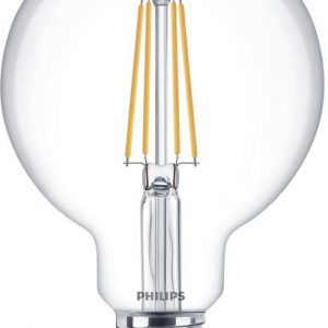 Philips Classic LEDbulb E27 G93 8W 827 Helder | Extra Warm Wit - Dimbaar - Vervangt 60W