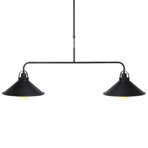 Hanglamp Berkley, roestbruin